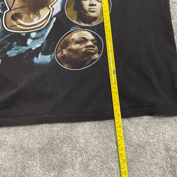 Vintage Chicago Bulls Rap Tee XXL T Shirt NBA Championship Jordan Pippen Rodman - Picture 16 of 16